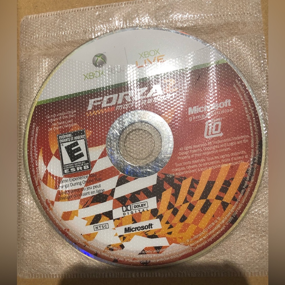 3/$40 Forza Motorsport 2 Xbox 360 Game Disc Only